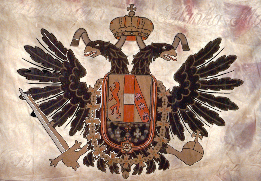 Fahne übergeben von Kaiser Franz Josef